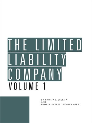 cover image of The Limited Liability Company